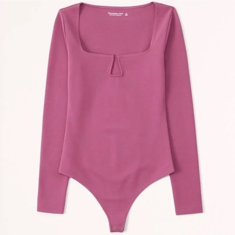 Abercrombie & Fitch Maroon Bodysuit